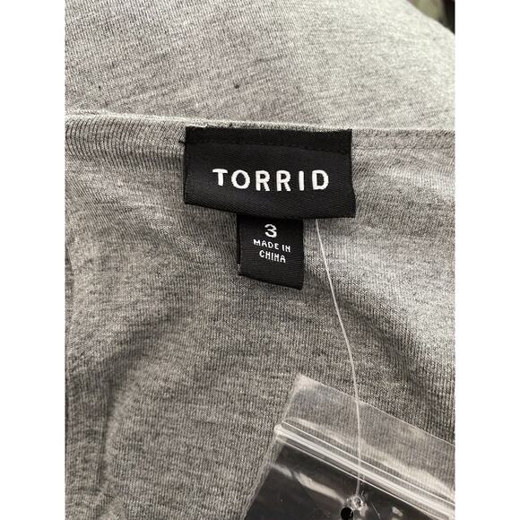 Torrid Midi Dress Ruched Stretch Knit Bodycon - Picture 8 of 8